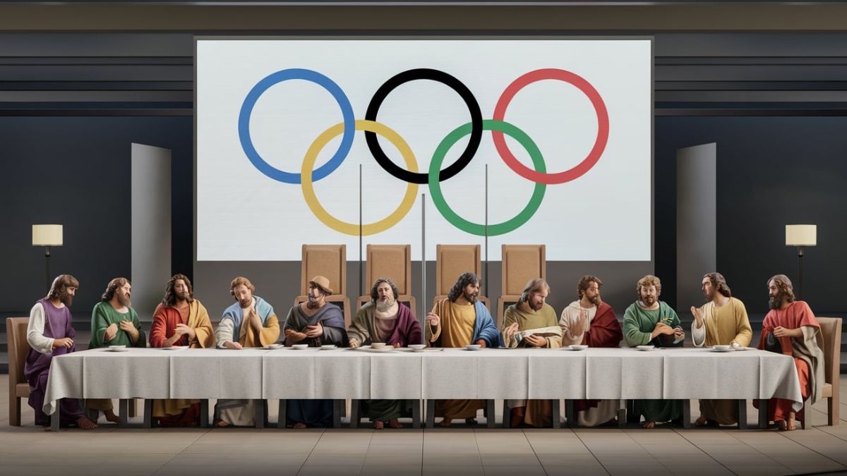 trans last supper olympics