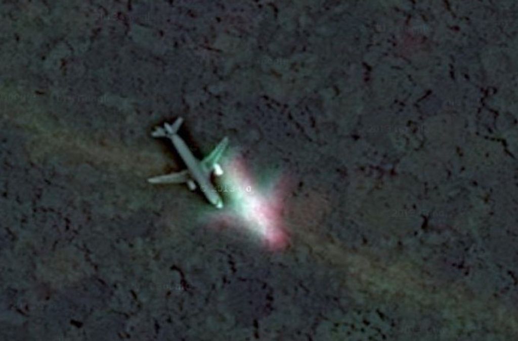 Malaysia Airlines Flight 370 Google Maps